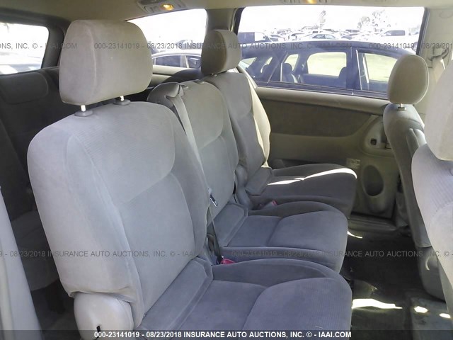 5TDZA23CX4S059274 - 2004 TOYOTA SIENNA CE/LE GRAY photo 8