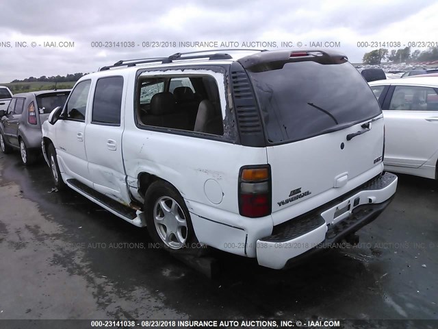 1GKFK66U94J300724 - 2004 GMC YUKON XL DENALI WHITE photo 3