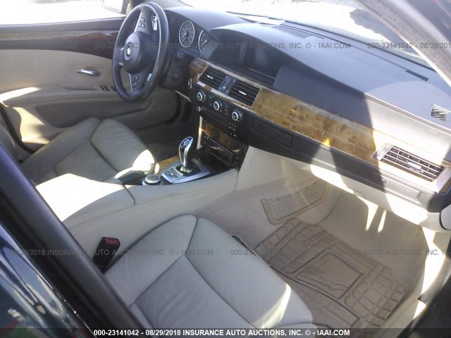 WBANW13568CZ75854 - 2008 BMW 535 I BLACK photo 5