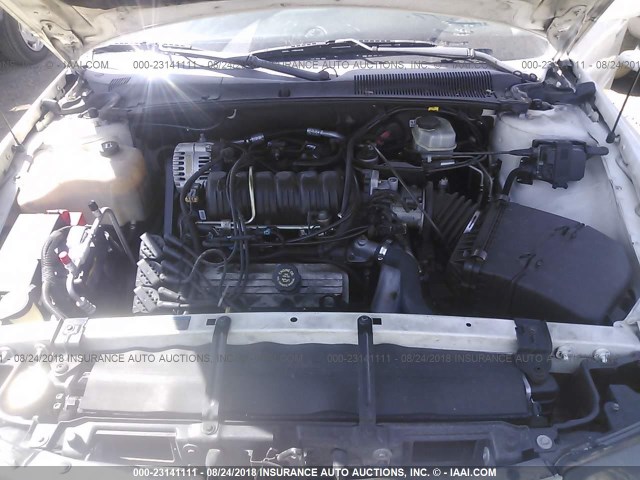 1G2HY54K724177469 - 2002 PONTIAC BONNEVILLE SLE WHITE photo 10