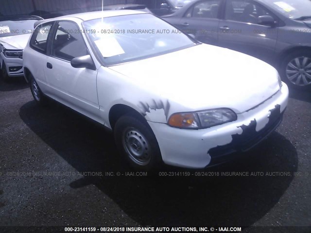 2HGEH2350PH540683 - 1993 HONDA CIVIC CX WHITE photo 1