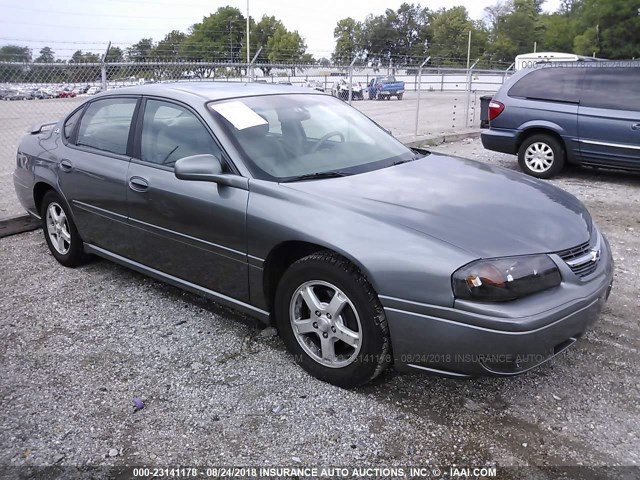 2G1WH52K349313501 - 2004 CHEVROLET IMPALA LS GRAY photo 1