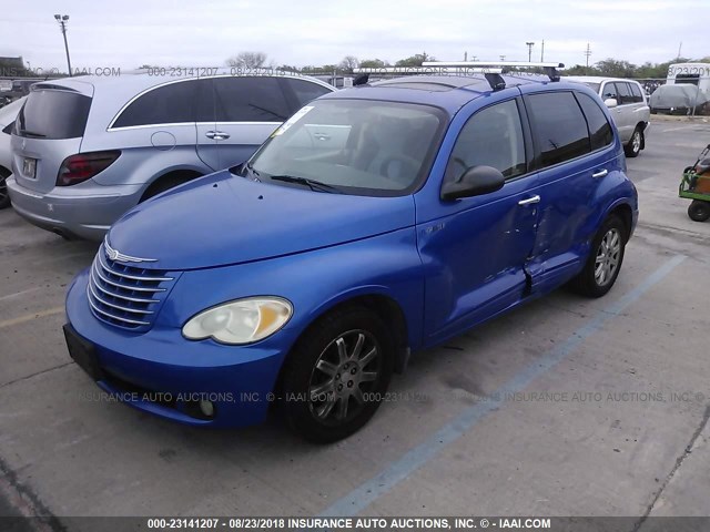 3A8FY68B36T348388 - 2006 CHRYSLER PT CRUISER LIMITED BLUE photo 2