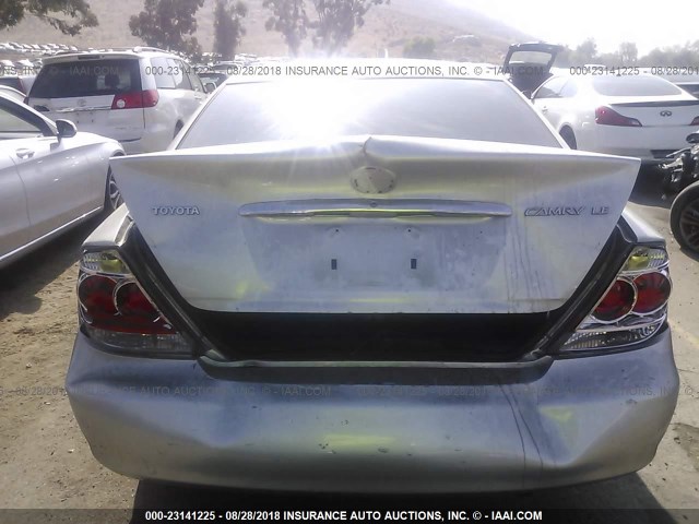 4T1BE32K95U043709 - 2005 TOYOTA CAMRY LE/XLE/SE Gümüş foto 6