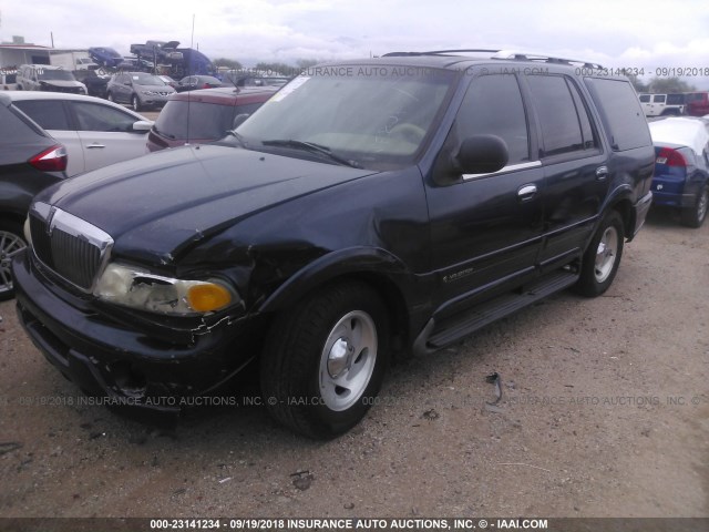 5LMEU27L8WLJ07352 - 1998 LINCOLN NAVIGATOR Көк фото 2