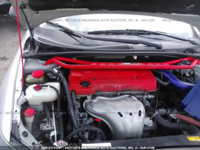 JTKDE177260085128 - 2006 TOYOTA SCION TC 银色 照片 10