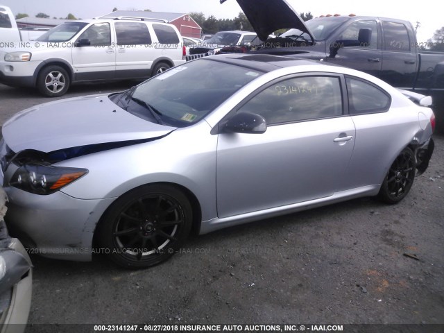 JTKDE177260085128 - 2006 TOYOTA SCION TC 银色 照片 2
