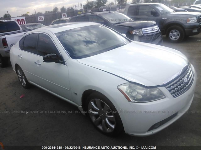 JNKBY01E36M203475 - 2006 INFINITI M45 SPORT WHITE photo 1