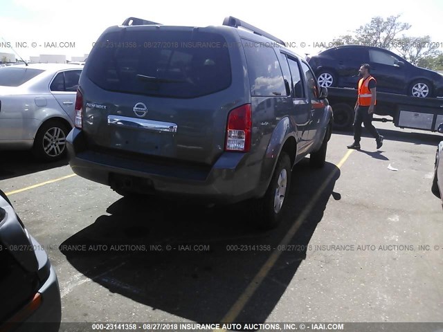 5N1AR18B59C616211 - 2009 NISSAN PATHFINDER S/LE/SE GRAY photo 4