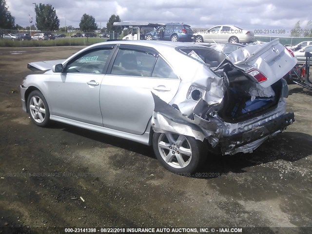 4T1BE46K48U250478 - 2008 TOYOTA CAMRY CE/LE/XLE/SE GRAY photo 3