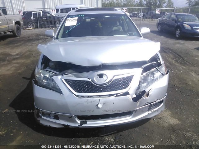 4T1BE46K48U250478 - 2008 TOYOTA CAMRY CE/LE/XLE/SE GRAY photo 6
