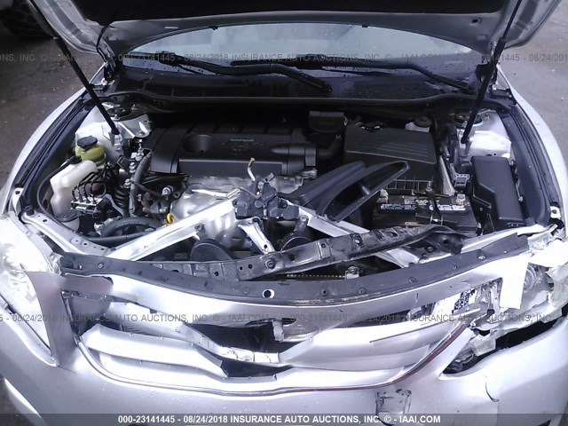 4T4BF3EKXBR202893 - 2011 TOYOTA CAMRY SE/LE/XLE ვერცხლისფერი ფოტო 10