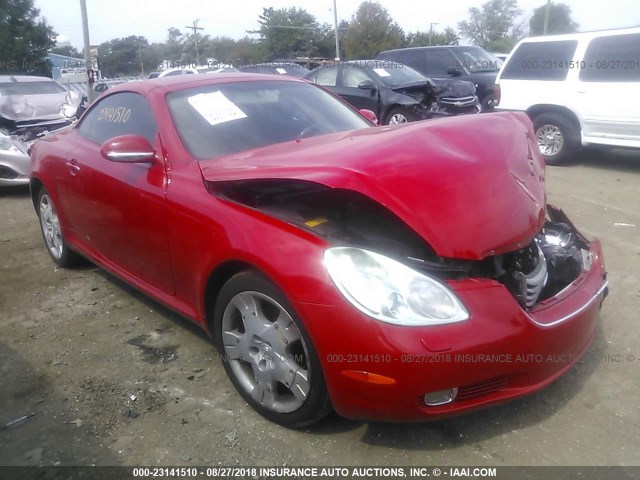 JTHFN48YX50069622 - 2005 LEXUS SC 430 RED photo 1