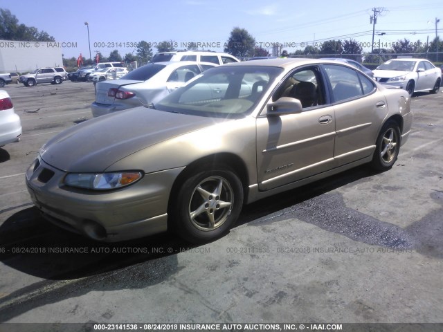 1G2WP52K7WF297084 - 1998 PONTIAC GRAND PRIX GT GOLD photo 2