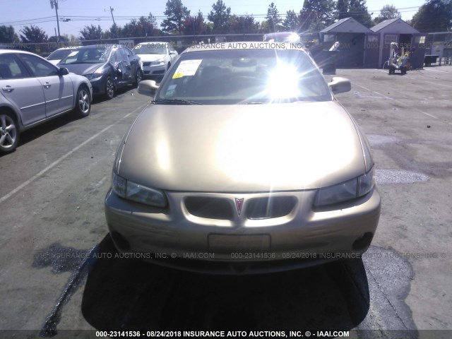 1G2WP52K7WF297084 - 1998 PONTIAC GRAND PRIX GT GOLD photo 6