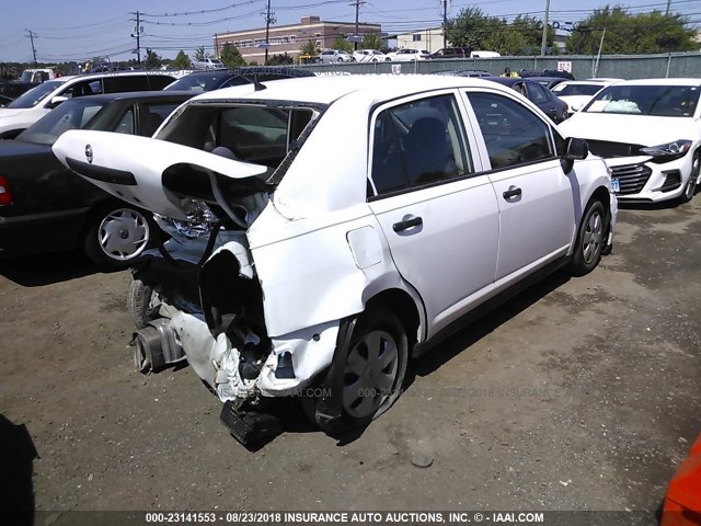 3N1CC1AP0BL391424 - 2011 NISSAN VERSA S/SL WHITE photo 4