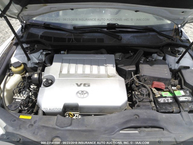 4T1BK46K78U569611 - 2008 TOYOTA CAMRY LE/XLE/SE Ақ фото 10