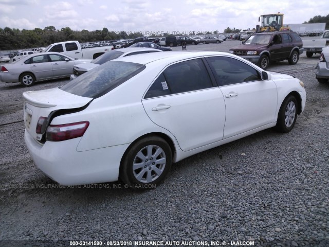 4T1BK46K78U569611 - 2008 TOYOTA CAMRY LE/XLE/SE Ақ фото 4