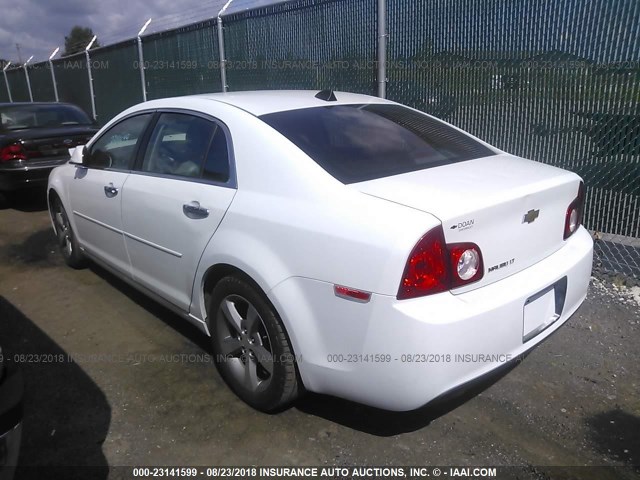 1G1ZC5E0XCF225413 - 2012 CHEVROLET MALIBU 1LT 白色 照片 3