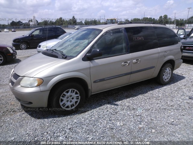 2D4GP44R43R331915 - 2003 DODGE GRAND CARAVAN SPORT GOLD photo 2