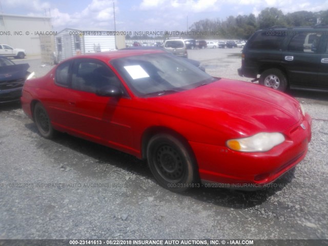 2G1WW12E7Y9384327 - 2000 CHEVROLET MONTE CARLO LS RED photo 1