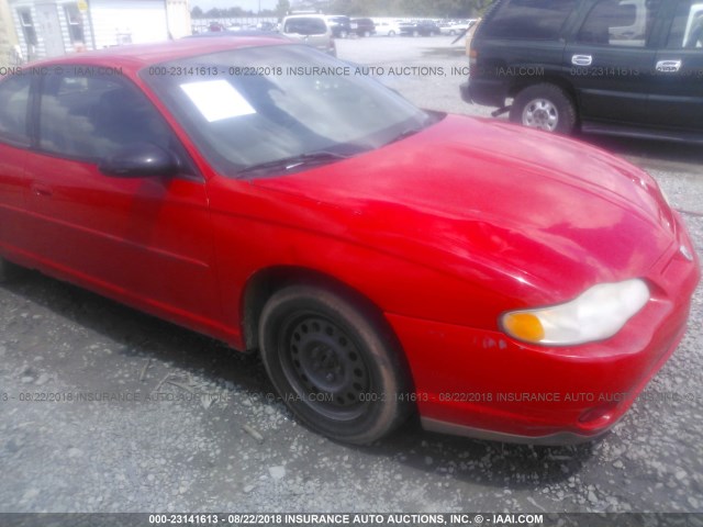 2G1WW12E7Y9384327 - 2000 CHEVROLET MONTE CARLO LS RED photo 6