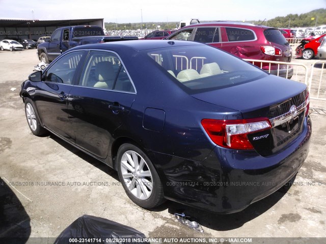4T4BF1FK5ER391931 - 2014 TOYOTA CAMRY L/SE/LE/XLE Mavi foto 3