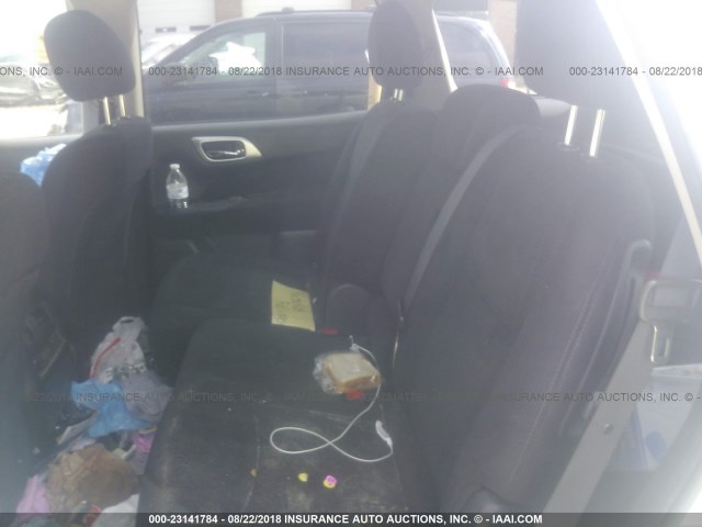 5N1AR2MN3EC735407 - 2014 NISSAN PATHFINDER S/SV/SL/PLATINUM WHITE photo 8