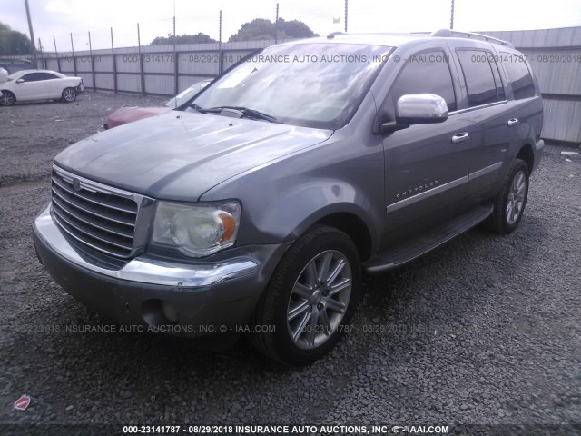 1A8HX58TX9F703764 - 2009 CHRYSLER ASPEN LIMITED GRAY photo 2