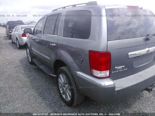 1A8HX58TX9F703764 - 2009 CHRYSLER ASPEN LIMITED GRAY photo 3