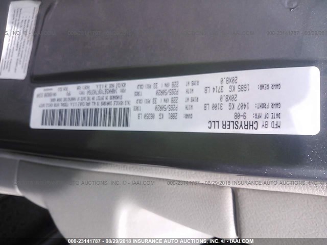 1A8HX58TX9F703764 - 2009 CHRYSLER ASPEN LIMITED GRAY photo 9