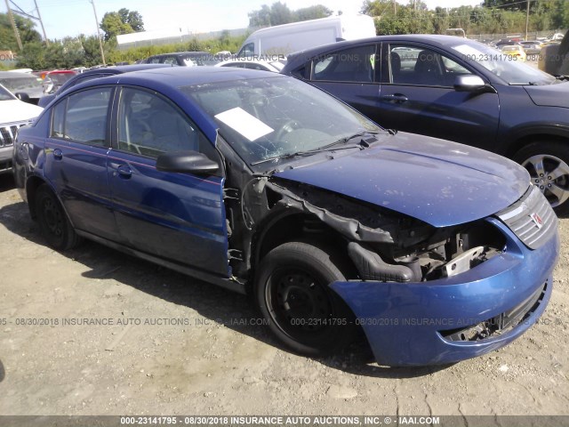 1G8AL58B16Z111203 - 2006 SATURN ION LEVEL 3 BLUE photo 1