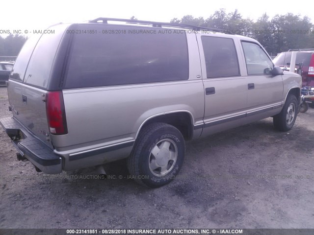 3GKFK16R0XG545870 - 1999 GMC SUBURBAN K1500 GRAY photo 4