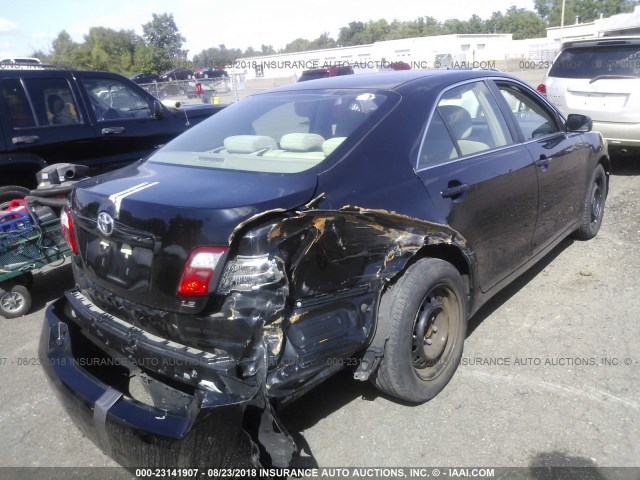 4T1BE46K87U543461 - 2007 TOYOTA CAMRY NEW GENERAT CE/LE/XLE/SE BLACK photo 4