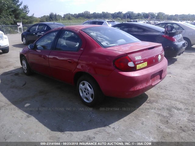 1B3ES46C11D271279 - 2001 DODGE NEON SE/ES RED photo 6