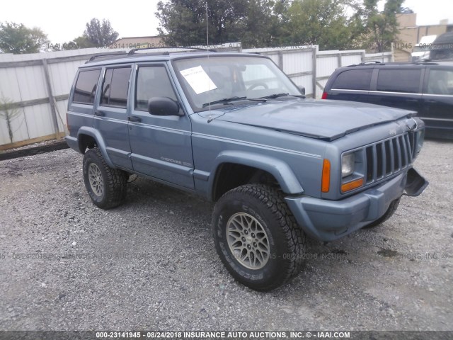 1J4FJ78S4VL556026 - 1997 JEEP CHEROKEE COUNTRY BLUE photo 1