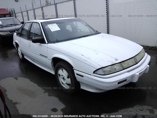 1G2WH54T8PF302037 - 1993 PONTIAC GRAND PRIX LE WHITE photo 1