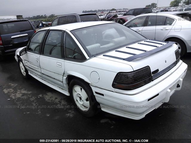 1G2WH54T8PF302037 - 1993 PONTIAC GRAND PRIX LE WHITE photo 3