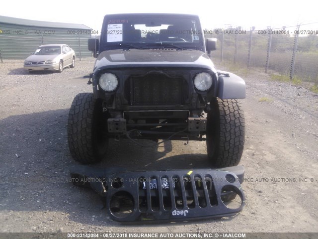 1J4AA2D15BL531612 - 2011 JEEP WRANGLER SPORT BLACK photo 6