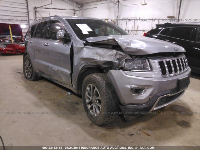 1C4RJFBG6EC215177 - 2014 JEEP GRAND CHEROKEE LIMITED SILVER photo 1