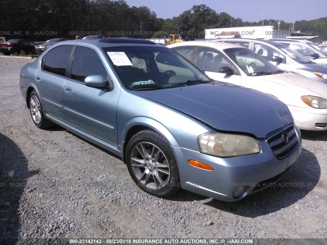 JN1DA31A12T309892 - 2002 NISSAN MAXIMA GLE/SE BLUE photo 1