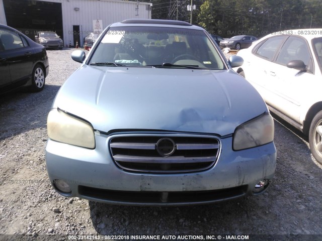 JN1DA31A12T309892 - 2002 NISSAN MAXIMA GLE/SE BLUE photo 6