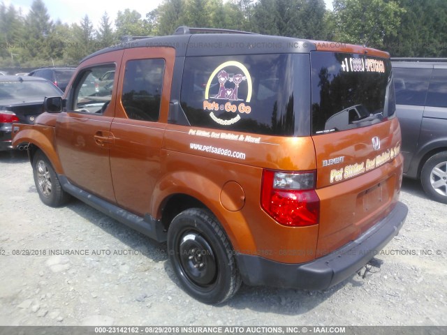 5J6YH28747L007514 - 2007 HONDA ELEMENT EX ORANGE photo 3