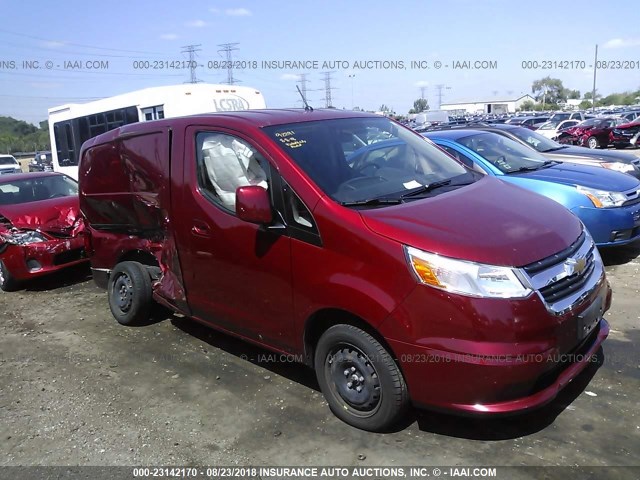 3N63M0YN4FK699374 - 2015 CHEVROLET CITY EXPRESS LS RED photo 1