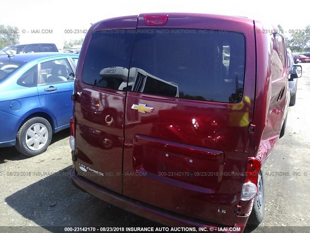 3N63M0YN4FK699374 - 2015 CHEVROLET CITY EXPRESS LS RED photo 8