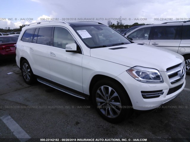 4JGDF6EE0FA527512 - 2015 MERCEDES-BENZ GL 450 4MATIC WHITE photo 1