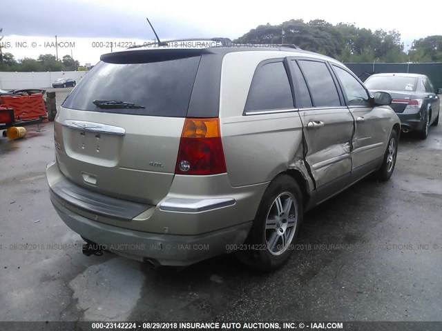 2A8GM68X07R162792 - 2007 CHRYSLER PACIFICA TOURING GOLD photo 4