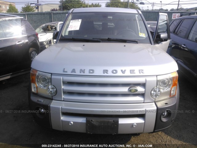 SALAE25467A430349 - 2007 LAND ROVER LR3 SE SILVER photo 6