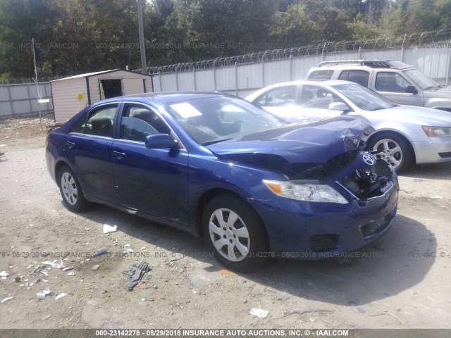 4T4BF3EK6BR115251 - 2011 TOYOTA CAMRY SE/LE/XLE BLUE photo 1