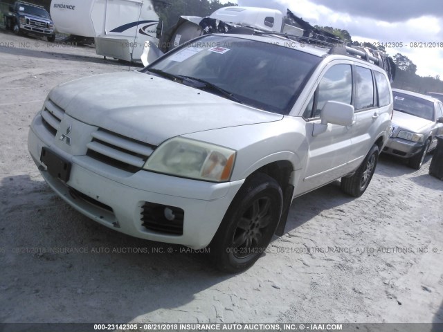 4A4MN41S14E039403 - 2004 MITSUBISHI ENDEAVOR LIMITED WHITE photo 2